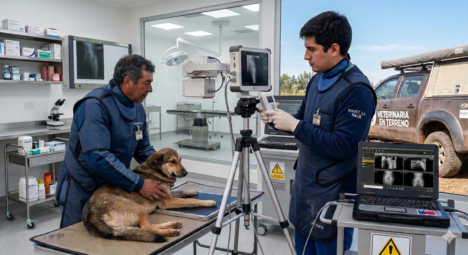 Diagnóstico veterinario en terreno
